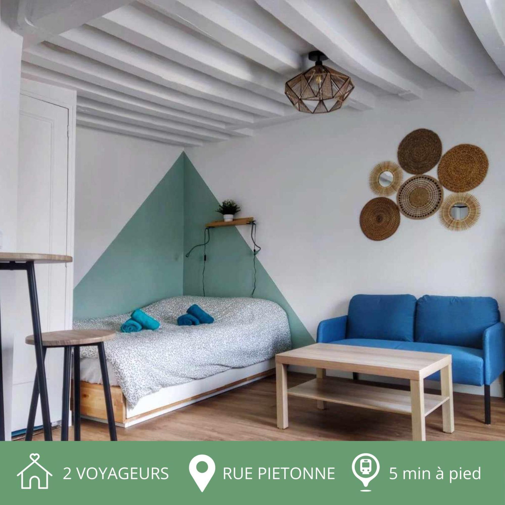 Au P'Tit Lagny - Rue Pietonne Apartment Bagian luar foto