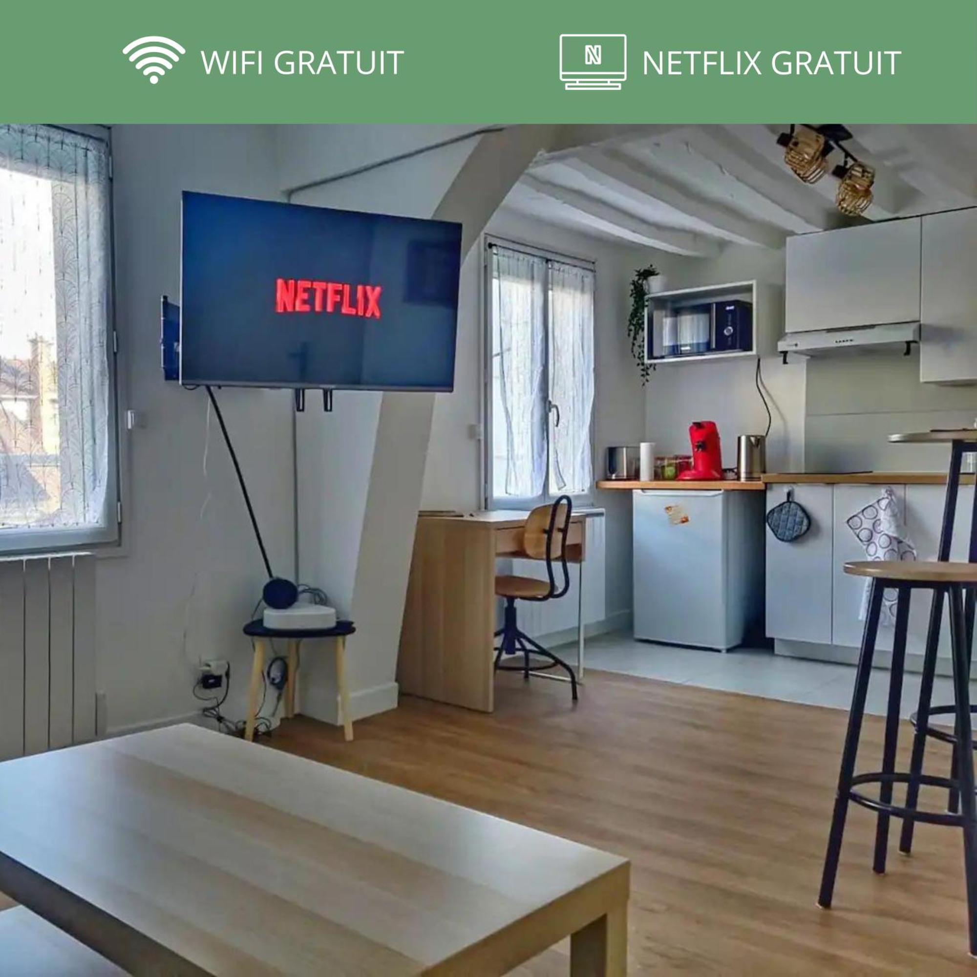 Au P'Tit Lagny - Rue Pietonne Apartment Bagian luar foto