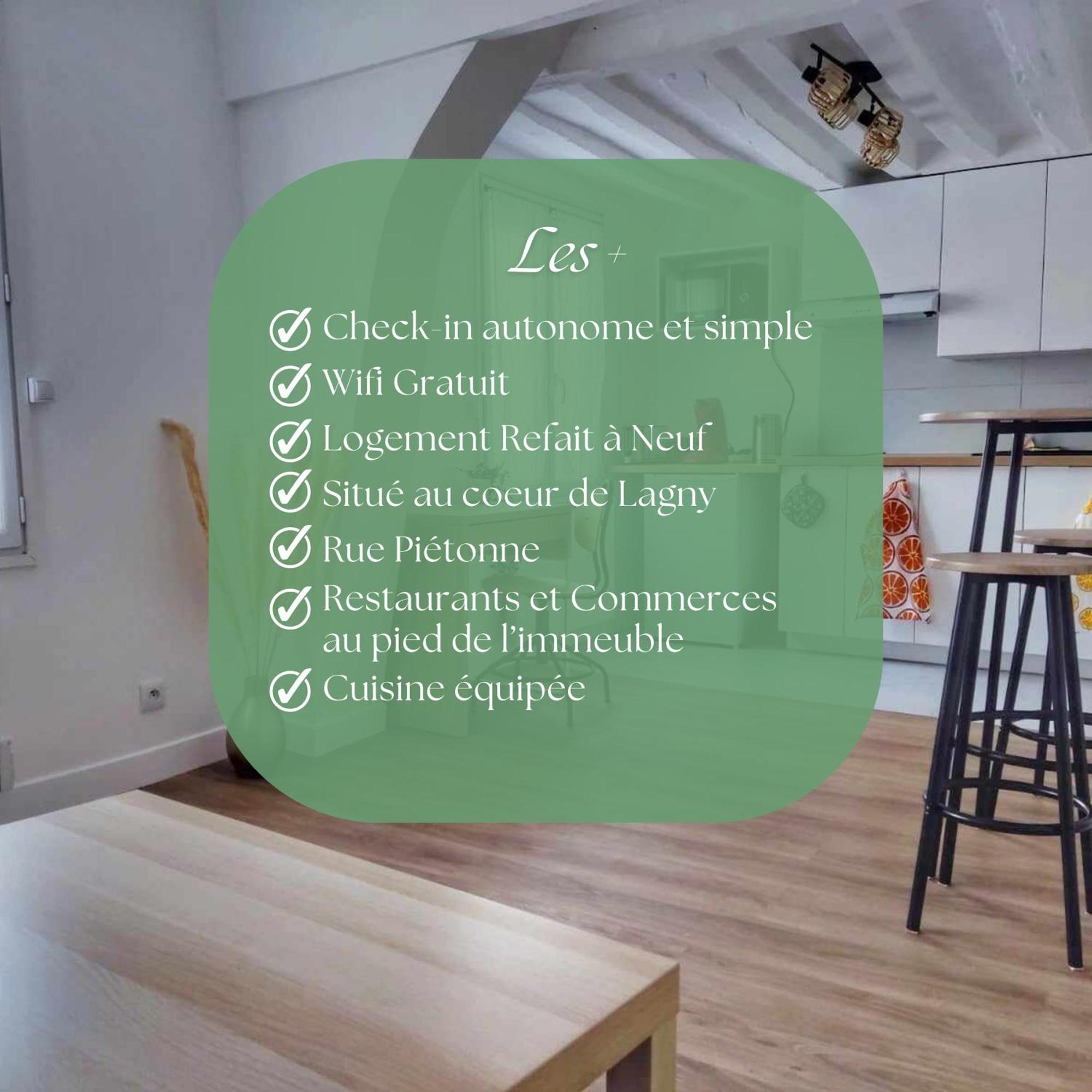 Au P'Tit Lagny - Rue Pietonne Apartment Bagian luar foto